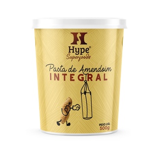 Pasta de Amendoim Integral 500g - Hype