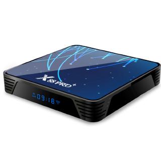 X88 Pro Plus RK3368PRO Octa-core 4GB RAM 128GB ROM 5G WIFI bluetooth 4.0 Android 9.0 4K H.265 VP9 TV Box Blue