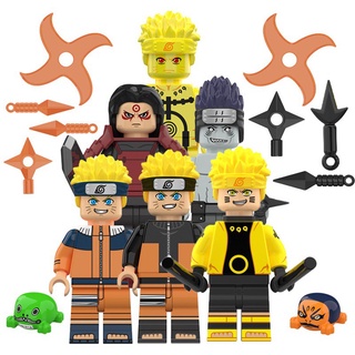 Mini Bonecos Lego Naruto Uzumaki Compat Vel Figuras/Brinquedos Infantis