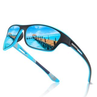 Óculos De Sol De Sol Masculino Esportivo Polarizado Com Filme Colorido À Prova De Poeira