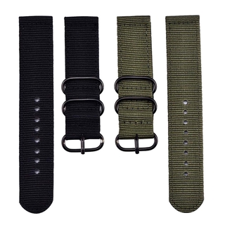 18mm 20mm 22mm 24mm Nato Nylon Watch Band Strap Accessories for Amazfit Samsung Gear S3/S2 Sport Ticwatch Pro/E (4)