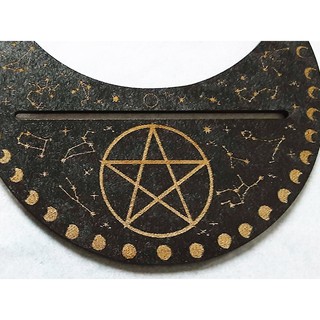 Suporte Apoio Tarot Unitário para Altar Witch Bruxa Pentagrama (4)