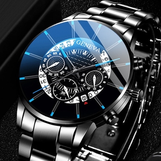 Genebra Ga967 Relógio De Quartzo Masculino Imperme Vel Luxuoso A O Inoxid Vel / Relógio Casual Masculino