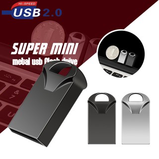 Pen Drive de Metal Pequeno USB 2 0 de 4GB-128GB com Memória Flash