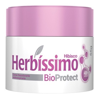 Creme Desodorante Antitranspirante Herbíssimo BioProtect Hibisco - 55g