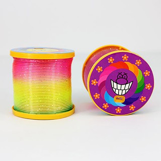 Brinquedo De Corda Elástica Com Colorida Circular De Primavera Laço-Íris (5)