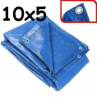 Lona Plastica Carreteiro 10x5m Com Ilhoes Impermeavel Azul