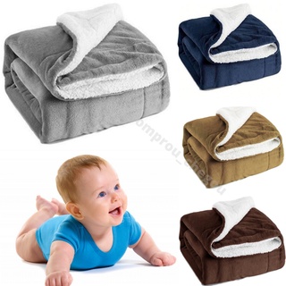 Cobertor Coberta Bebê Dupla Face Macio Manta Soft E Sherpa - CINZA (1)