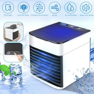 Mini Ar Condicionado Portátil Umidificador Ventilador Climatizador de Ar Casa Escritorio (1)
