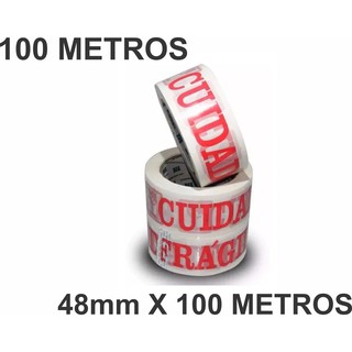 Fitas Adesivas Cuidado Frágil 48mm X 100 Metros - UMA FITA...