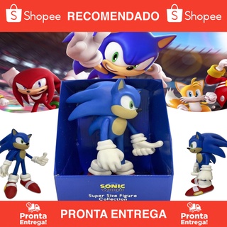 Boneco Sonic Articulado 28cm Azul Personagem Exclusivo