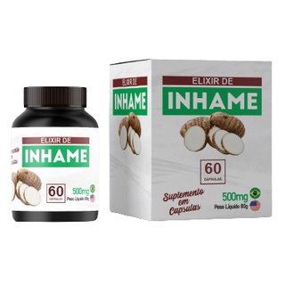Elixir de Inhame 60 Capsulas Ovulação mais Energia Extremamente Nutritivo Desintoxicação Oferta