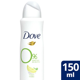 Desodorante Antitranspirante Aerosol Dove 0% Melón 150 ml Promoção