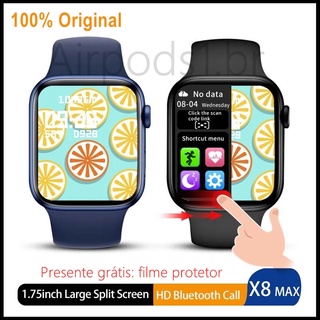 Smartwatch Iwo 13 Série X8 Max Monitor Cardíaco Bluetooth PK T500 IWO8 X7 Music Player