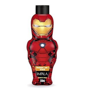 Shampoo 2 Em 1 Infantil Marvel Avengers 250ml - Homem de ferro