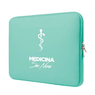 Capa Case Pasta Maleta Notebook Macbook Personalizada Neoprene 15.6/14.1/13.3/12.1/11.6/17.3/10.1 Medicina 1 (8)