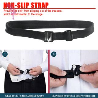 Shirt Stay Holder Adjustable Belt Non-slip Wrinkle-Proof Locking Straps for Women Men