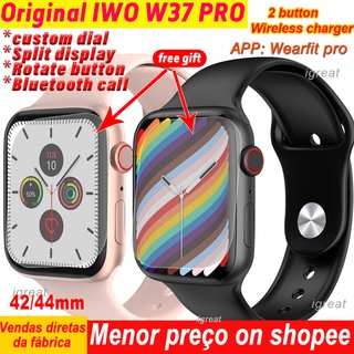 Relógio Inteligente Original iwo W37 Pro 44mm series 7 Smartwatch