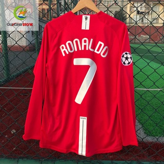07/08 Mu retrô ML Long sleeve home 2007/2008 Ronaldo 7