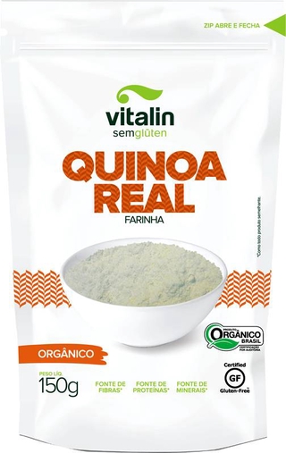 Farinha Quinoa Real Orgânica Vitalin 150g - Vegano