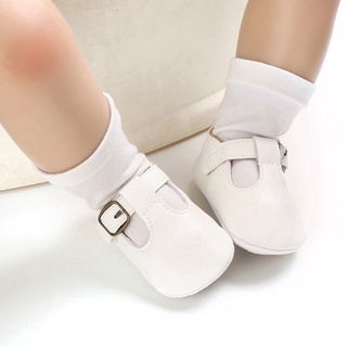 Sapato Infantil De Couro Pu Antiderrapante Para Primeiros Passos 0-18m (8)