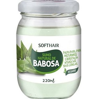 Soft Hair Sumo de Babosa Natural Polpa Pura Vegano 220ml