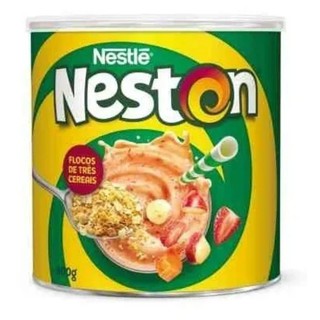 Neston 3 Cereais Lata 400g - cereal matinal - Nestlé