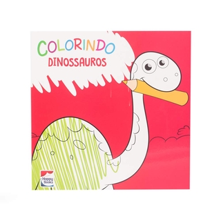 Livro Colorindo Animais: Dinossauros