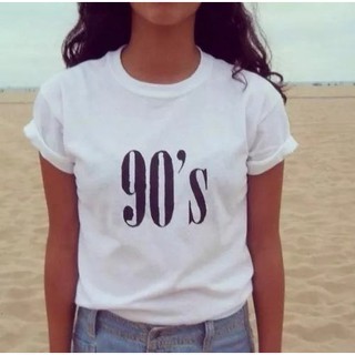 Camiseta Baby Look Feminina 90's Frases Tumblr T-shirt