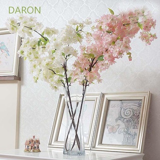 Daron 4 Ramos Flor De Cerejeira Artificial Sakura Para Decoração De Casamento / Mesa De Seda