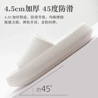 Thick soled slippers High heeled slippers EVA slippers Platform Slippers Women's Summer Couple's Indoor Lightweight Bath Home Wear-Resistant Non-Slip Slippers Men's (4)