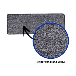 Refil De Microfibra Unitário Para Flat Mop Reutilizável Universal (6)