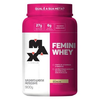Whey Protein Femini ( Feminino ) 900g - Max Titanium (1)