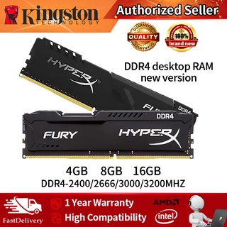Kingston HyperX DDR4 ram 4g/8g/16g 2400MHz 2666Mhz 3200MHz 3600MHz DIMM memoria Para O desktop De Memória Interna Jogos