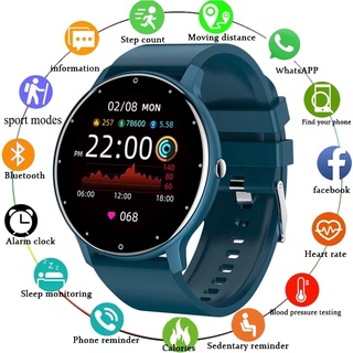 Voarch Relógio Smart Watch Masculino Esportivo Com Monitor De Frequência Cardíaca / Sono / Fitness / À Prova D 'Água Para Ios / Android