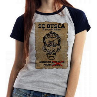 Camiseta Baby Look Blusa Feminina Racha Cuca Seu Madruga t-shirt