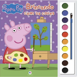 Livro Aquarela Peppa Pig - Brincando com as Cores