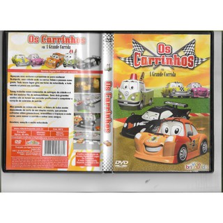 DVD Os Carrinhos em A Grande Corrida - Desenho Infantil - Usado e Original