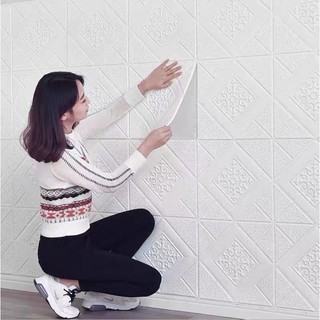 Papel de parede 3D Adesivo decorativo de parede adesivo de parede de teto Design de adesivo de espuma à prova d'água (1)