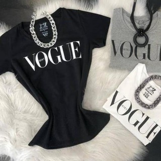 Blusa estilo Vogue T-shirt Camiseta Blusinha Blusa Feminina