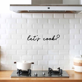 Frase de Parede Let's Cook? Vamos Cozinhar? MDF Decorativo Palavras Letras Sala Casa Lettering (1)