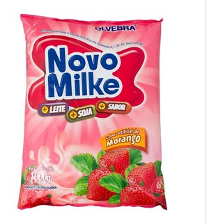 Novomilke Sabor Morango, Pacote Com 1kg