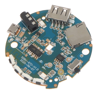 Placa Amplificadora De Áudio MP3 Decodificador 3.7-5V Multifuncional Receptor Bluetooth