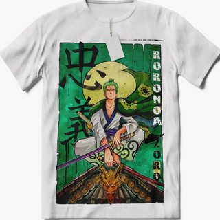 Camiseta Estampada - One Piece - Zoro - Unisex
