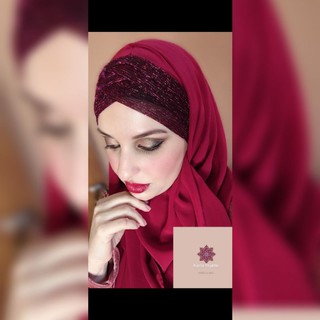 hijab com lurex