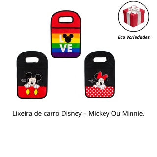 Lixeira de carro Disney – Mickey Ou Minnie.