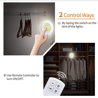 Dimmable LED Under Cabinet Light with Remote Control Battery Operated (7)