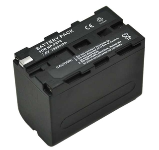 Bateria recarregável Greika NP-F970 7200mAh para iluminadores de LED e filmadoras Sony