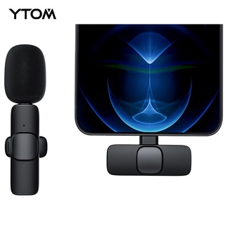 Ytom L2 Microfone De Lapela Tipo C Sem Fio Para Smartphone / Android / Youtubers /Facebook / Vlogger / Tiktok