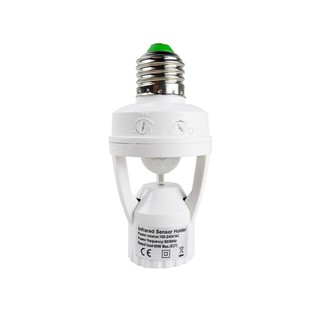 Sensor de movimento soquete E27 iluminação fotocélula